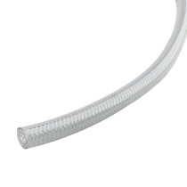 Clear Reinforced PVC Hose 1/2 in. OD