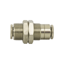 Push-In Bulkhead Connector 1/4 in.