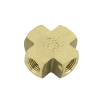 Brass Cross Fitting 1/4 in.