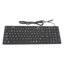 Black Waterproof Computer Keyboard