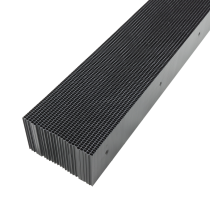 Black Bolted Waterjet Brick 48 in.