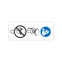 Warning Label Do Not Tighten