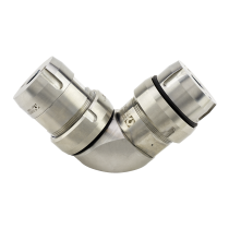 Dual Axis Swivel with End Ports