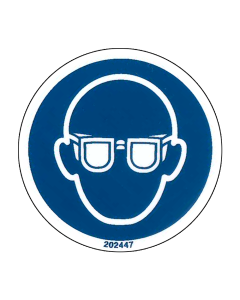 Warning Label Wear Eye Protection