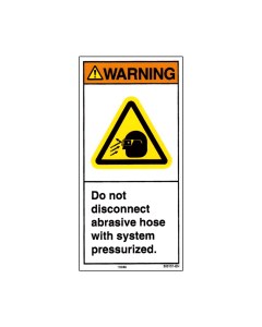 Warning Label Do Not Disconnect