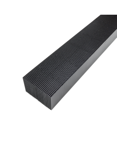 Black Fused Waterjet Brick 24 in.